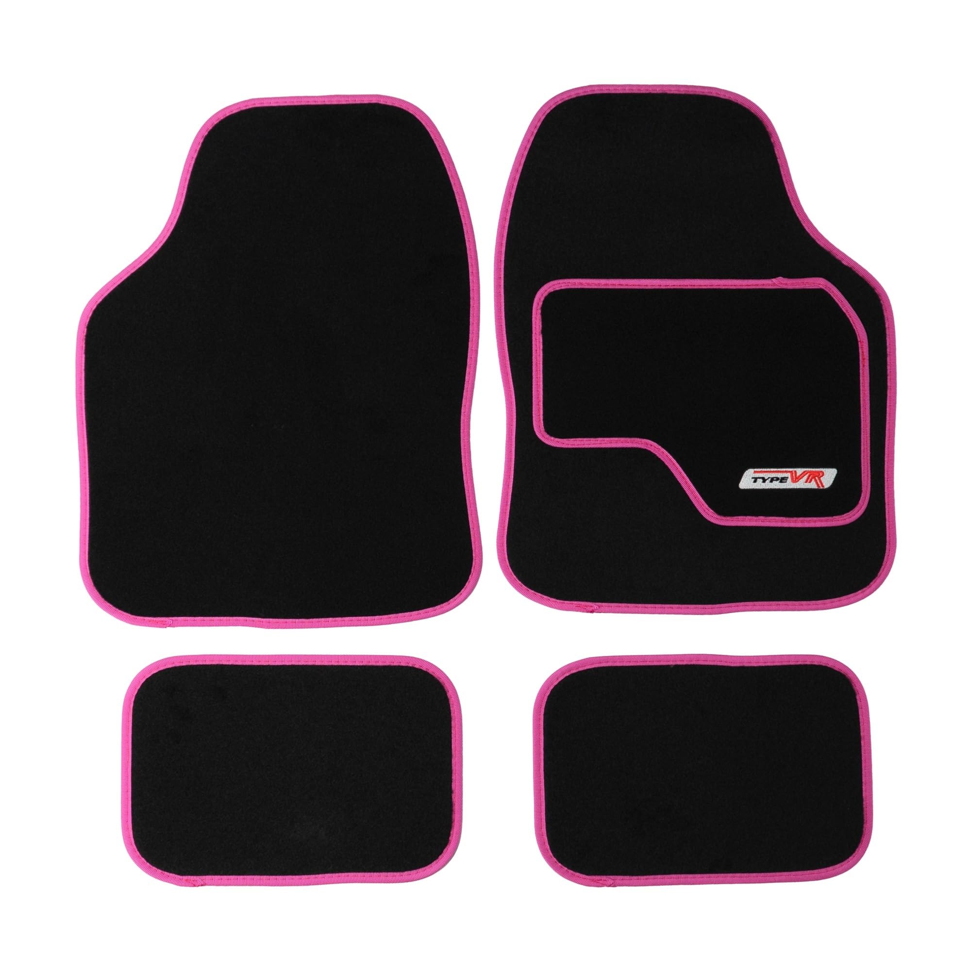 Sakura SS5309 Universal Car Mat Set, Pink — Sakura