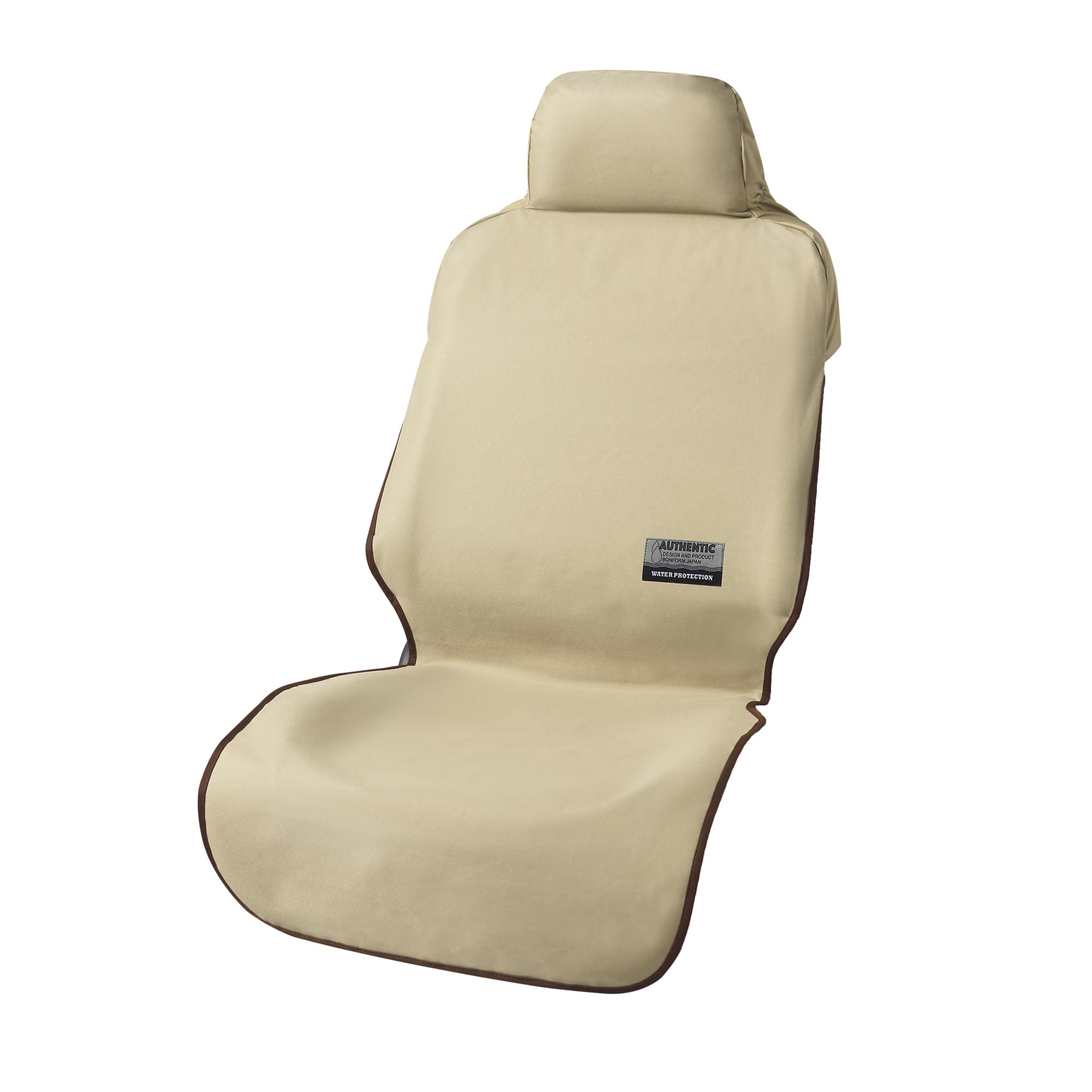 ボンフォーム (BONFORM) シートカバー ファインテックス フロント用 ベージュ 4361-10-88 — Bonform