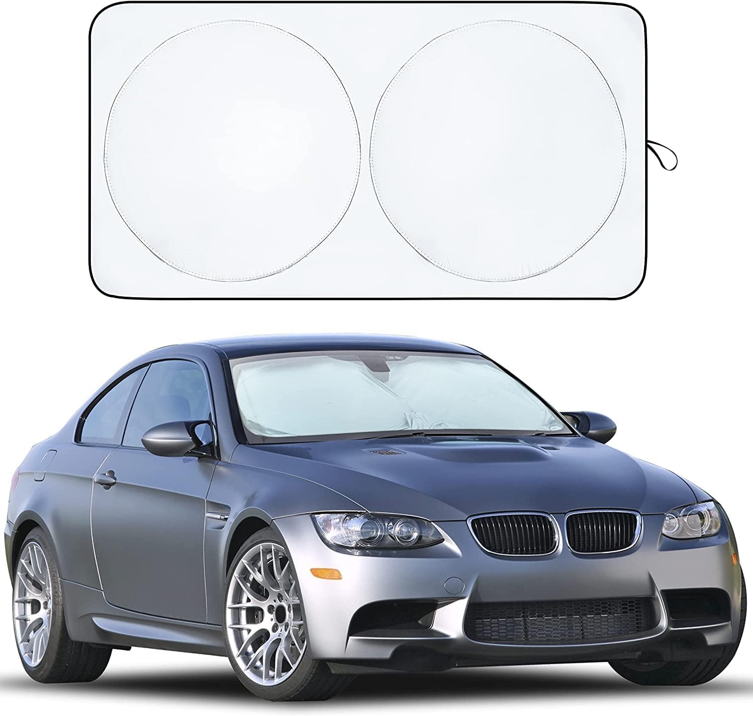 EcoNour Car Windshield Sun Shade, Front Window Sun Blocker for SUVs,Sedan — Econour