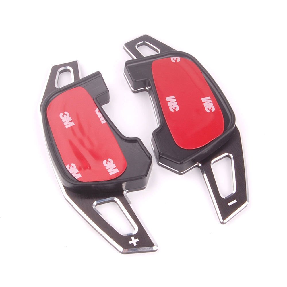 Car Steering Wheel DSG Paddle Extension Shifters Shift Styling Sticker Car Accessories For VW Golf GTI R20 7 R Mk7 VII 2013-2015