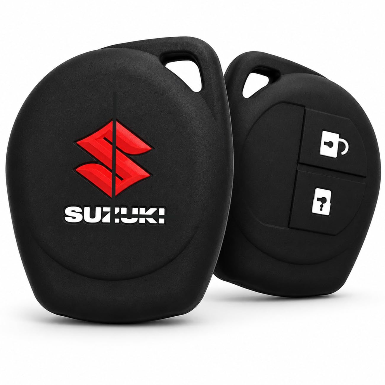 Premium 2-Button Car Key Cover for Maruti Suzuki S-Presso, Swift Dzire, SX4, Ignis, Alto, Vitara Brezza, Celerio, Ertiga, Ciaz, S-Cross, Baleno & Ritz | Prot... — Autokraftz