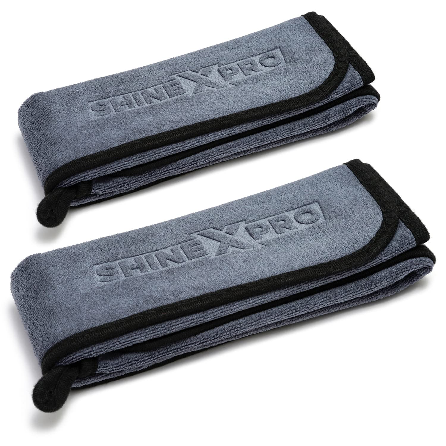 ShineXPro Microfiber Car Cleaning Cloth - OG Soft 500 GSM Extra Large (35x75 CM) Microfiber Cloth for Car and Bike - Suede Edging for Scratchless Drying and... — Shinexpro