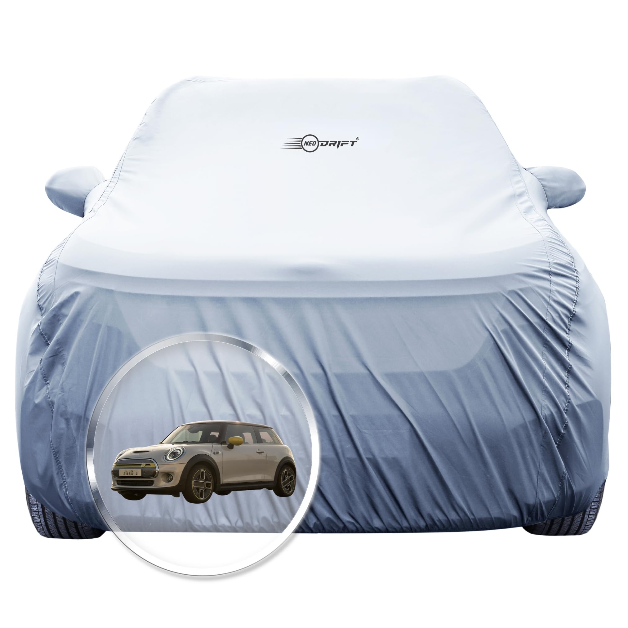 - NEODRIFT 'SilverTech' Car Cover for BMW Mini Cooper 3D Conv. Front Ant (100% Water-Resistant, All Weather Protection, Tailored Fit, Precision-Fit & Breatha... — Neodrift