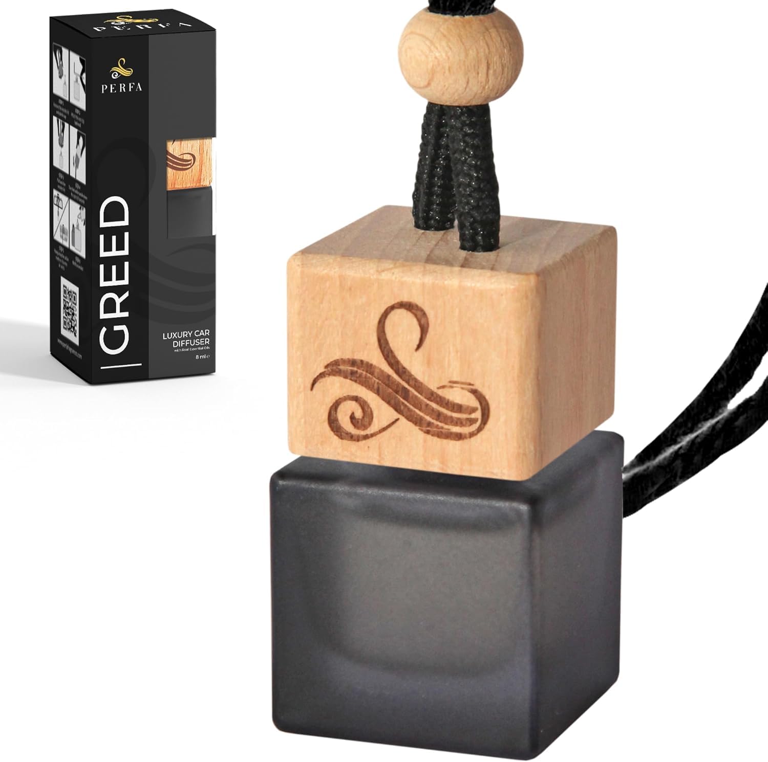 Creed Car Air Freshener for Men | Aventos Perfume Inspired Car Fragrances | Strong Freshener with Odor Eliminator Technology | Automotive Air Freshener | Gre... — Perfa