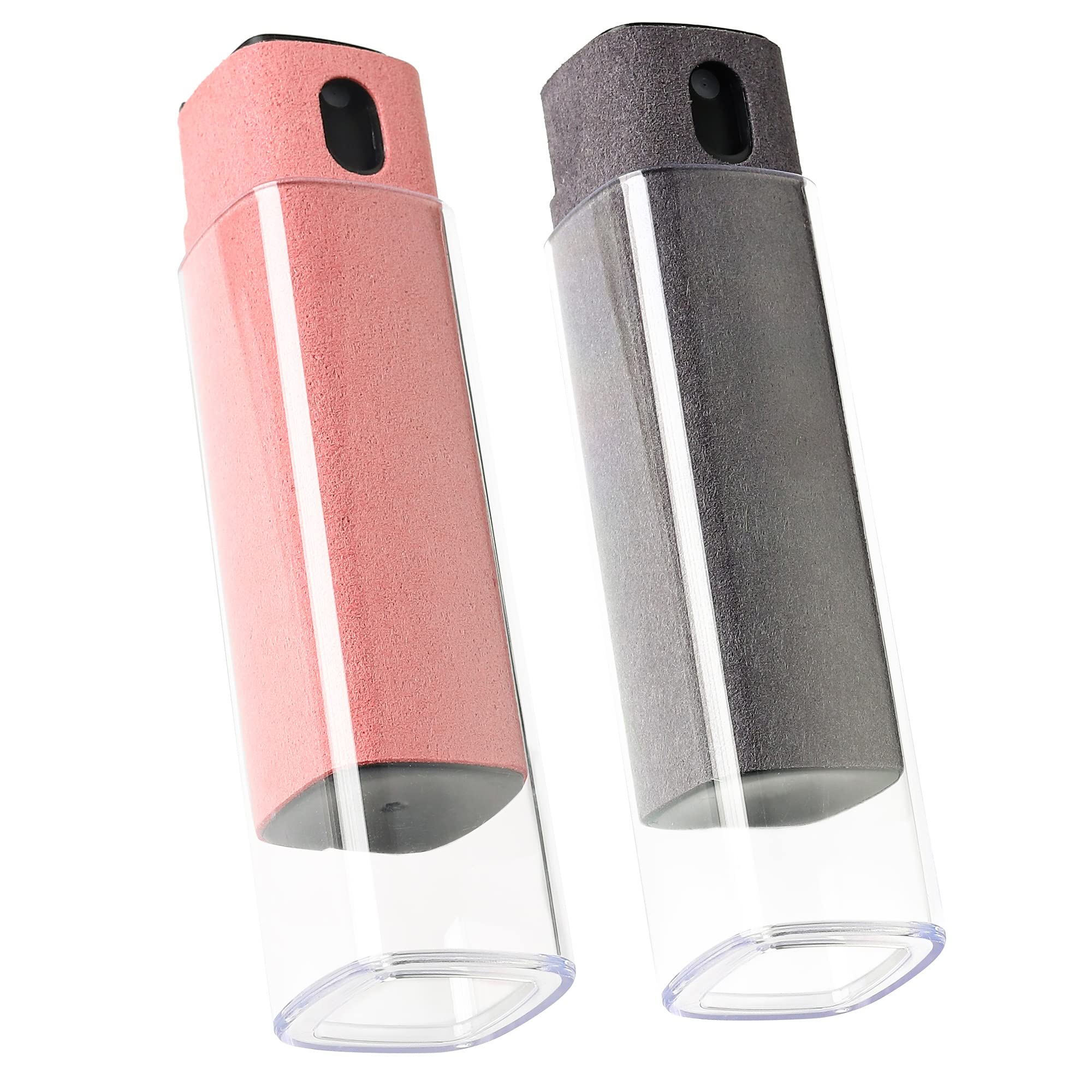 CUIUD Touchscreen Screen Cleaner Kit 2 Pcs, Phone, Tablet and Car Screen Cleaner, Two in One Spray and Microfiber Cloth(Grey&Pink) — Cuiud