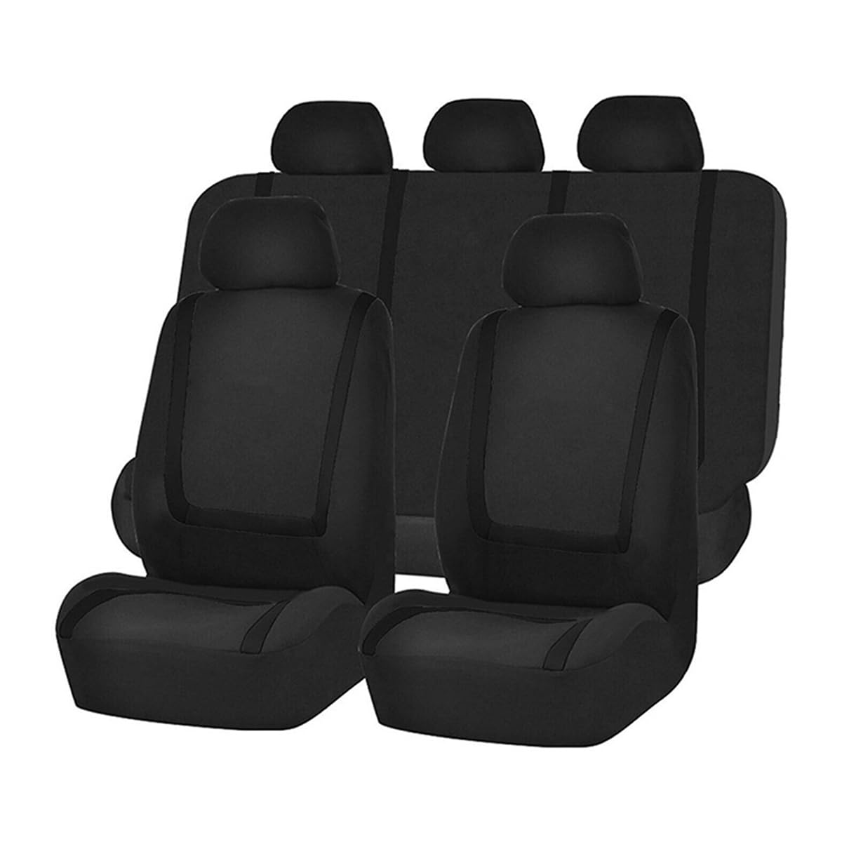 JNNJ 9 Pcs Car Seat Covers Full Set, Front Seat Covers with Matching Back Seats Cover for Auto, Car Seat Protectors with Split Bench Design, Interior Accesso... — Jnnj