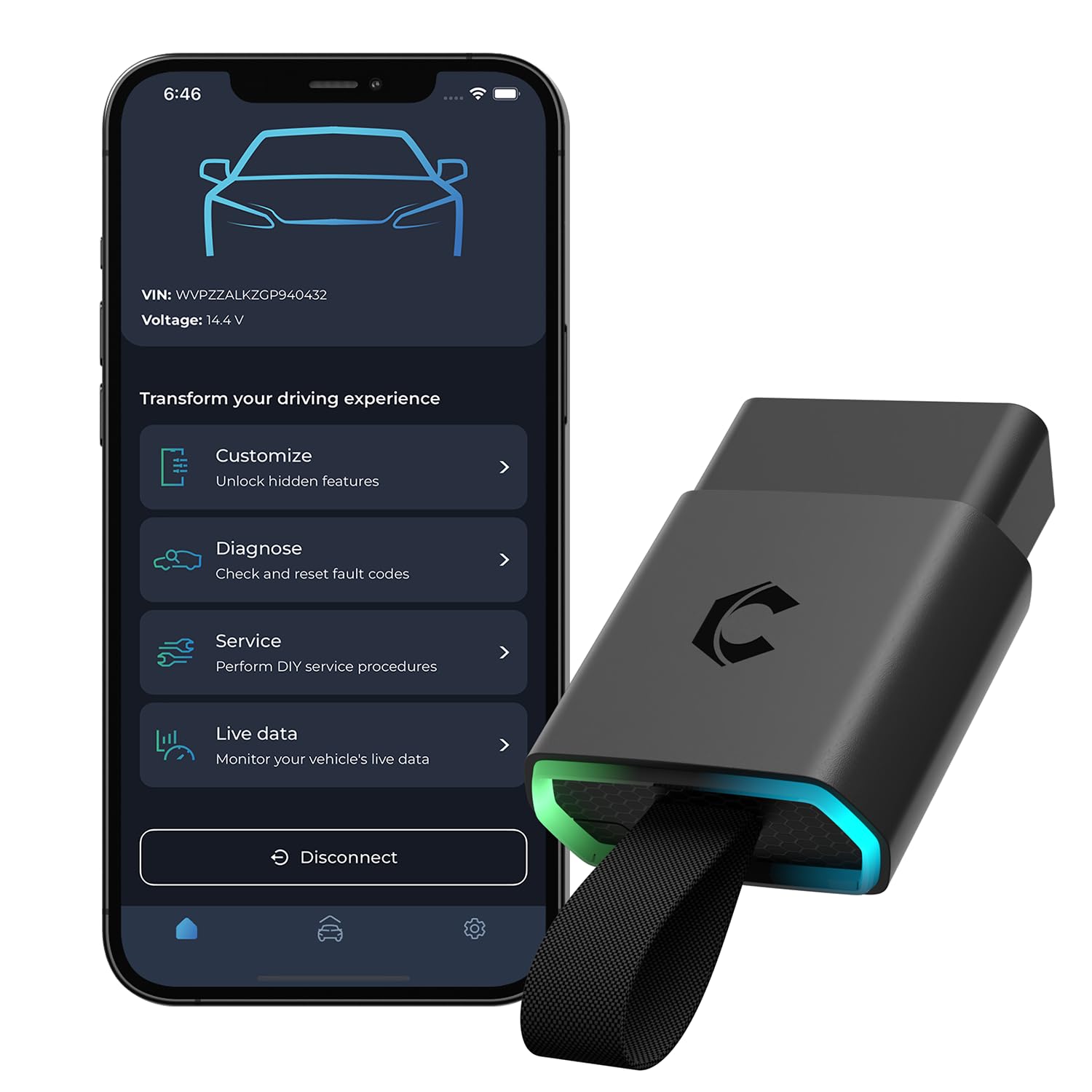 – Carista EVO - Bluetooth OBD2 Scanner - Car Diagnostic Tool & Code Reader with Access to Diagnostics, Customizations, Service Tools & Live Data (Subscriptio... — Carista