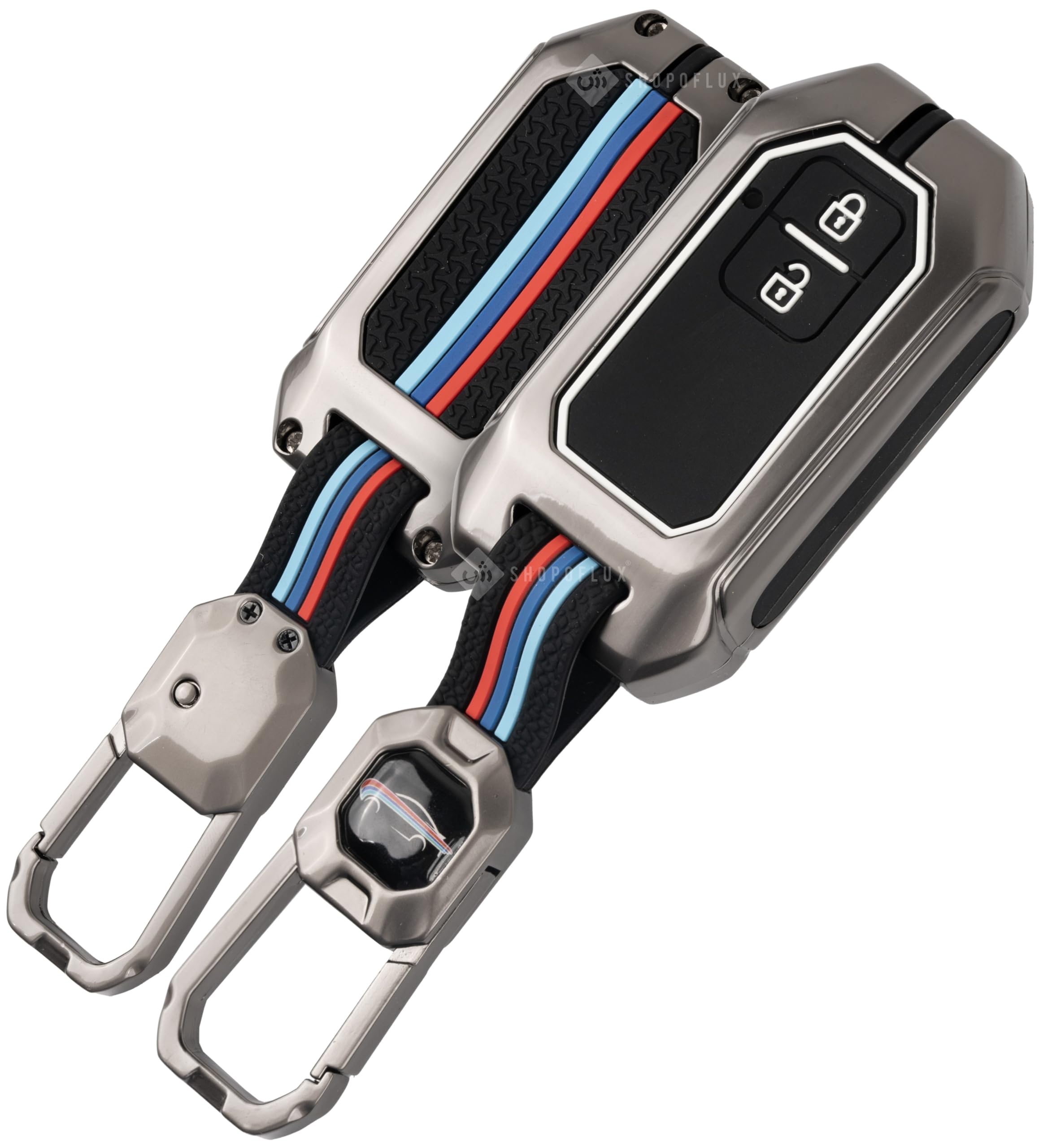 SHOPOFLUX Key Cover Compatible with Baleno, Grand Vitara, XL6, Swift, Brezza, Celerio, Ignis, Ertiga, Dzire, Fronx, Urban Cruiser, Ebella, Rumion, Glanza, Hy... — Shopoflux