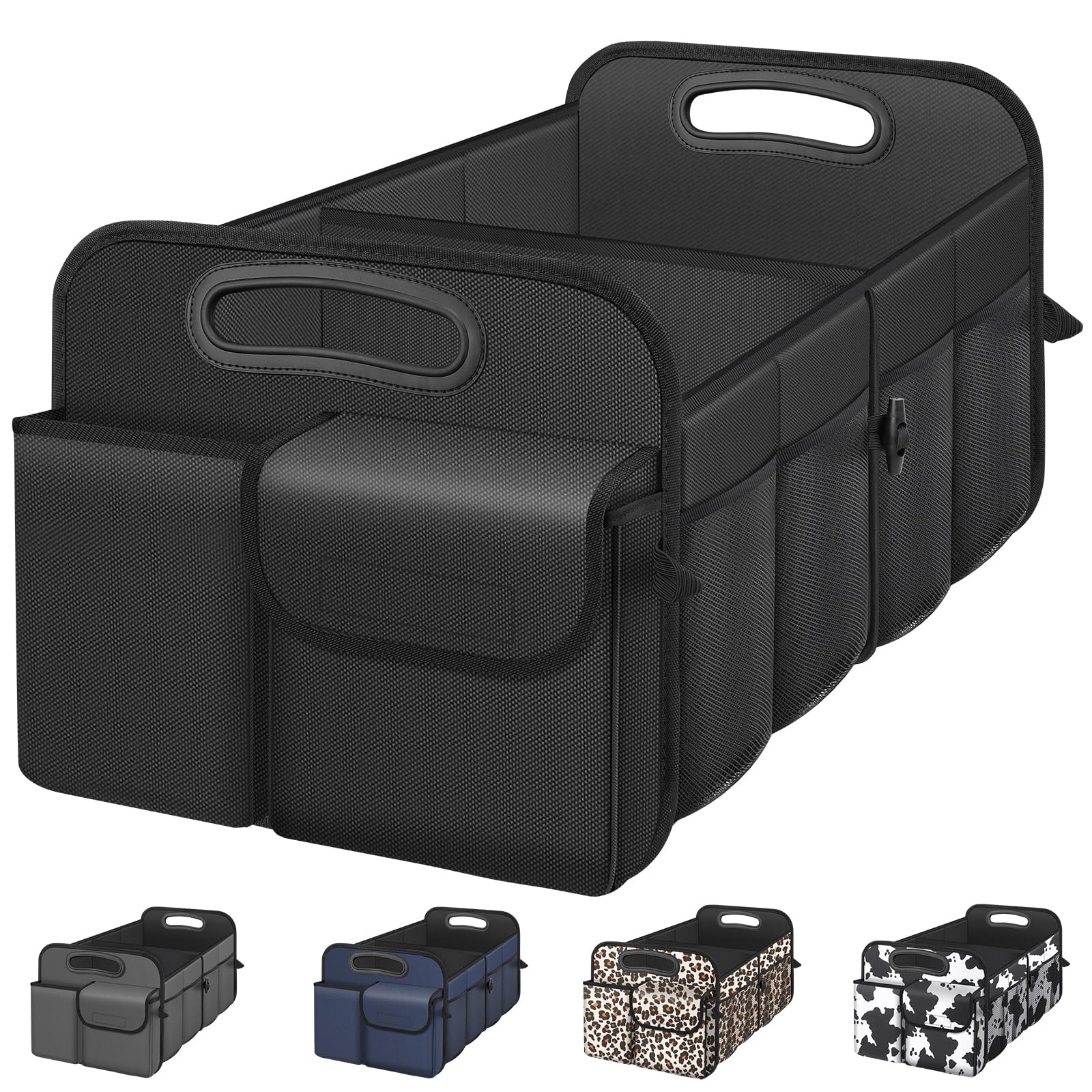 Femuar Car Trunk Organizer-Collapsible Car Storage for Suv/Jeep/Sedan | Large Capacity Waterproof Car Organization, Car Accessories for Women & Men, Tools, 6... — Femuar
