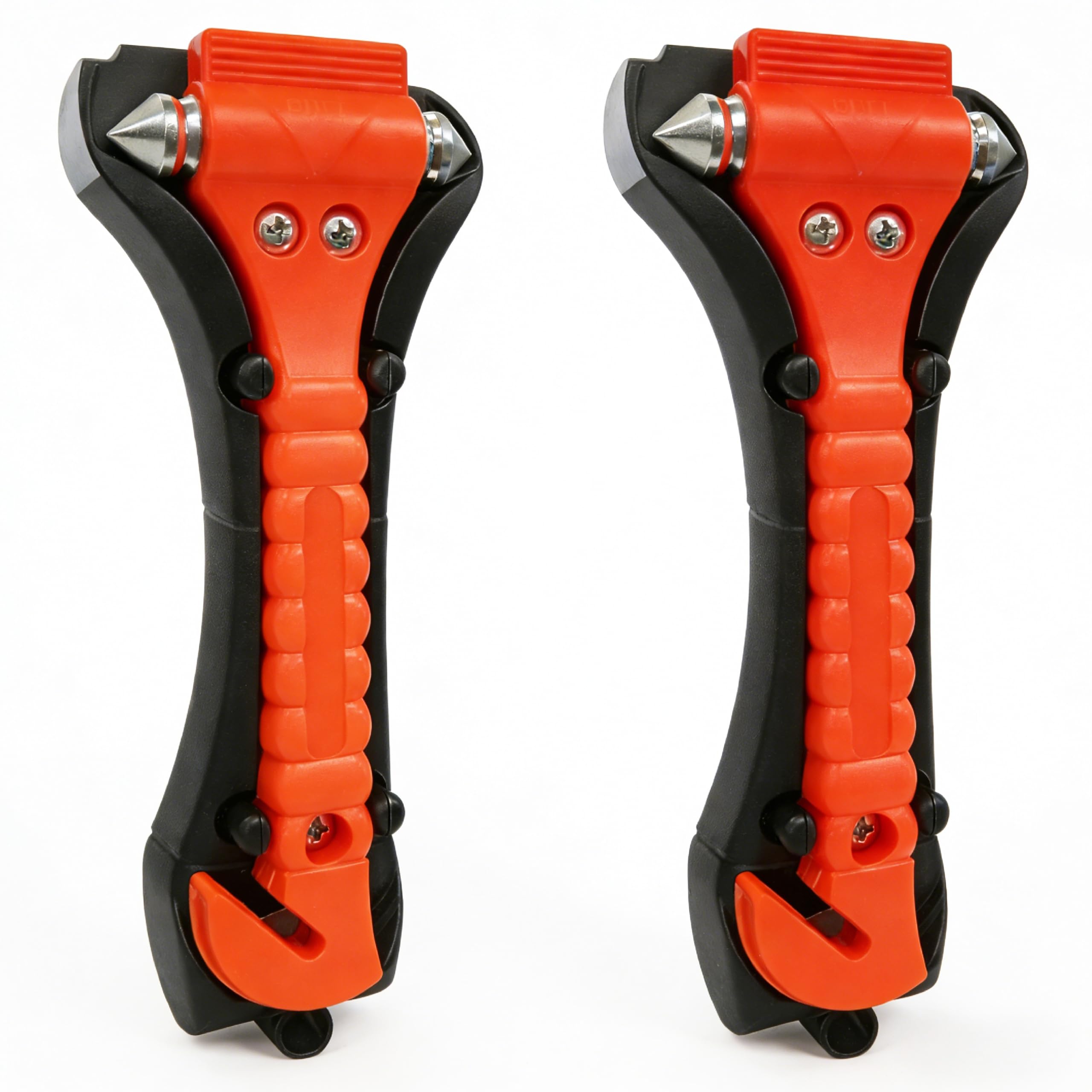BFXM Car Window Breaker Hammer and Seat Belt Cutter 2-in-1, 2 Packs | Emergency Escape Tool, Safety Glass Breaker, Automotive Safety Essentials And Car Acces...