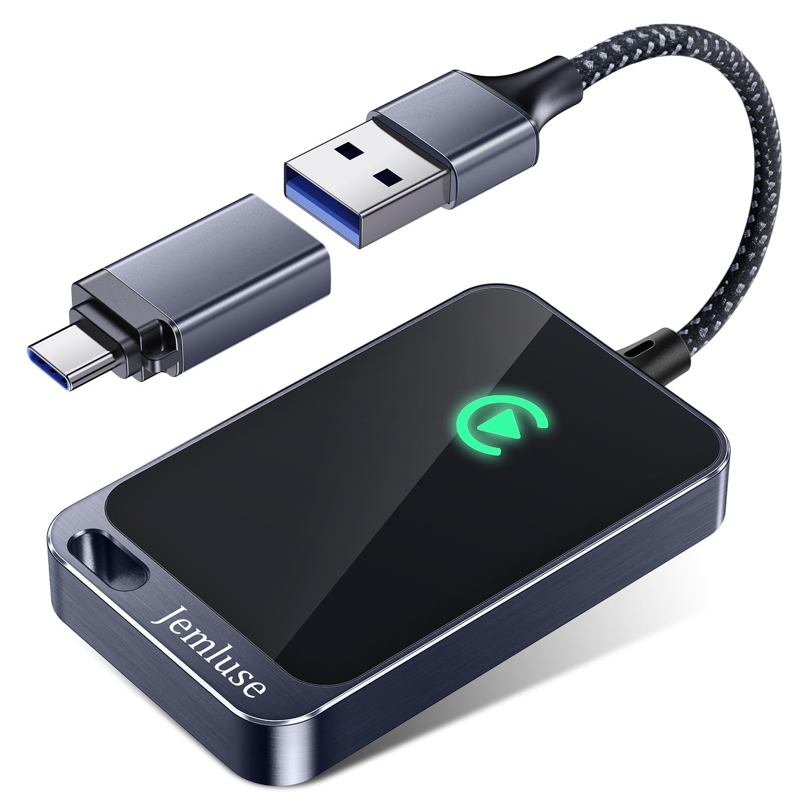 Jemluse Wireless CarPlay Adapter for Apple iPhone - Multi-User Seamless Connection for Convert Wired to Wireless Car Play Adapter - No Latency from iOS 10+ t... — Jemluse
