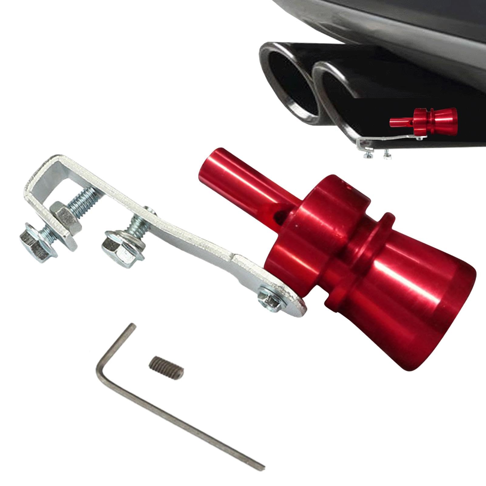 Turbo Whistle - Car Exhaust Whistle | Whistles For Your Exhaust | Aluminum Alloy Turbo Sound Whistle Exhaust Muffler, Tailpipe Blow Off Valve Accessories, Au... — Ｔｉｋｕｎｏのストアを表示