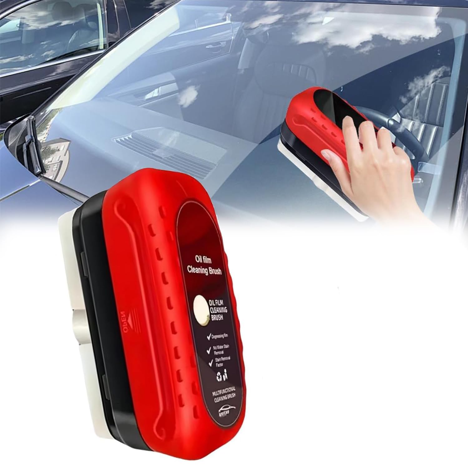 Car Windshield Cleaning Degreasing Cleaning Window Rainproof Cleaning Car Glass Cleaning Brush 120ml Car Windshield Cleaner Liquid Hydrophobic Coating for Ca... — Sellerflor