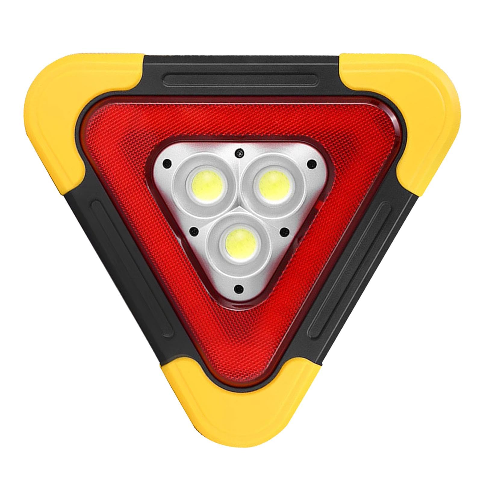zwxqe Triangle Warning Light, Reflective Safety Triangular Sign, Road Protection Gear, Automotive Accessories, Car Warning Triangle, Hazard Signaling 26.5x23...