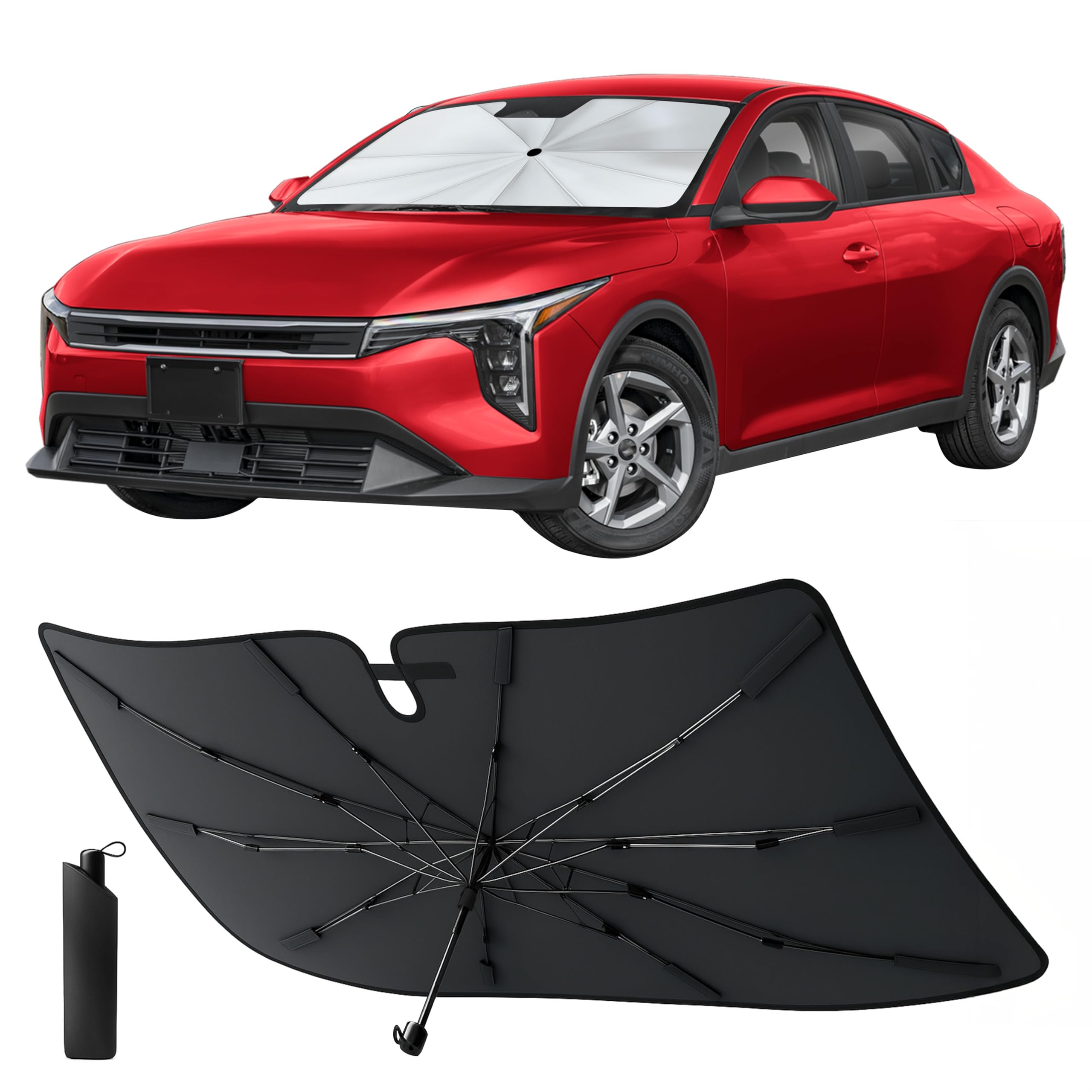 Econour Windshields Sun Shade for Car, Foldable Car Sunshade & Window Tint — Econour