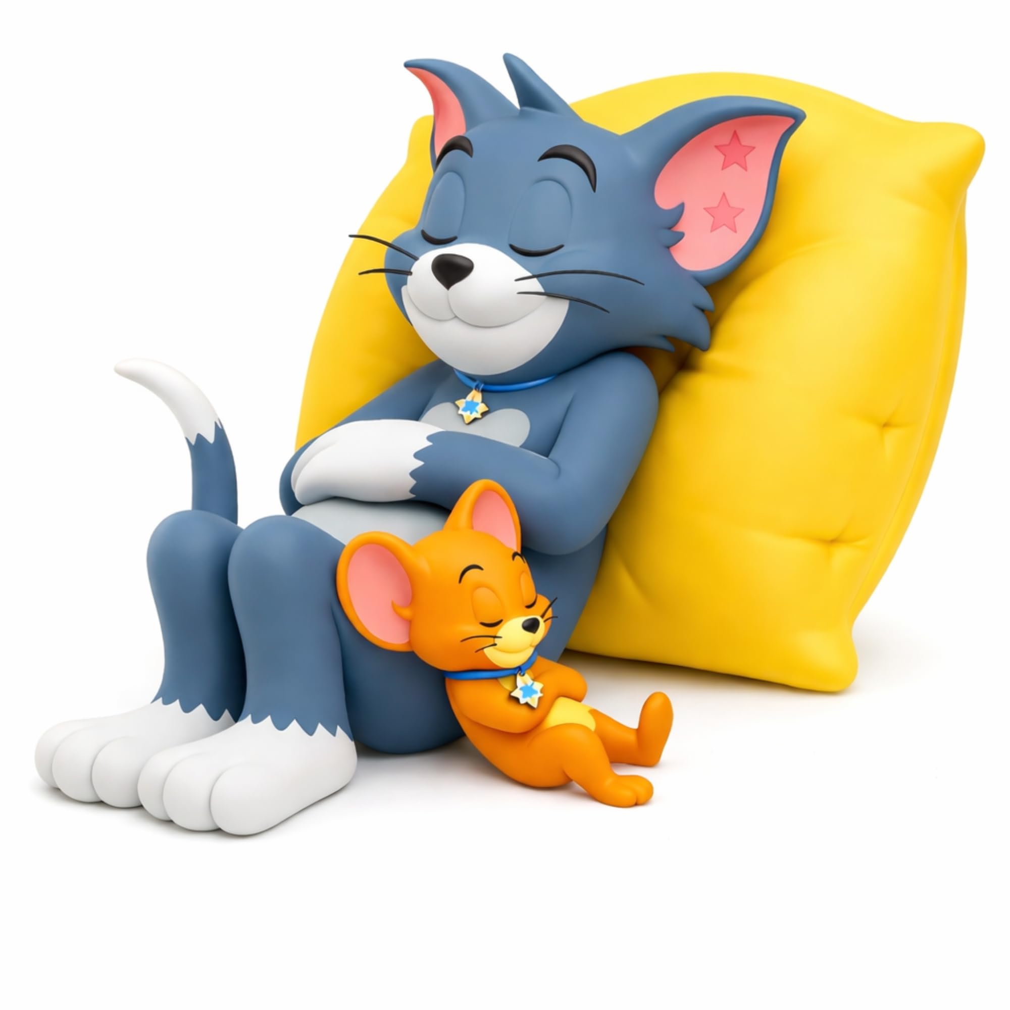 DETACHI Car Dashboard Toy Showpiece Cute Sleeping T and J Figurine Car Decoration Accessories, Interior Dashboard Decor, Tabletop & Desk Home Decorative Item... — Detachi