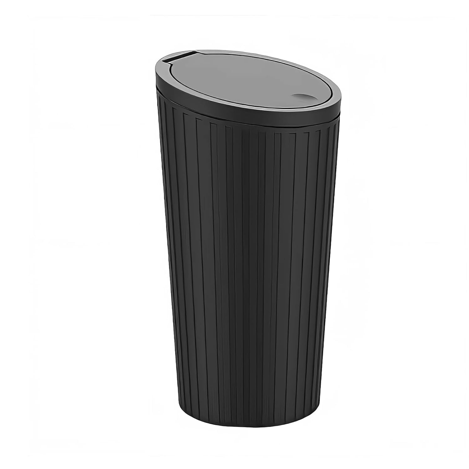 Openja Plastic Carbin Mini Car Trash Can With Lid, Small Portable Garbage Bin, Car Accessories, Leakproof Vehicle Cup Holder Waste Storage For Car, Home, Kit... — Openja