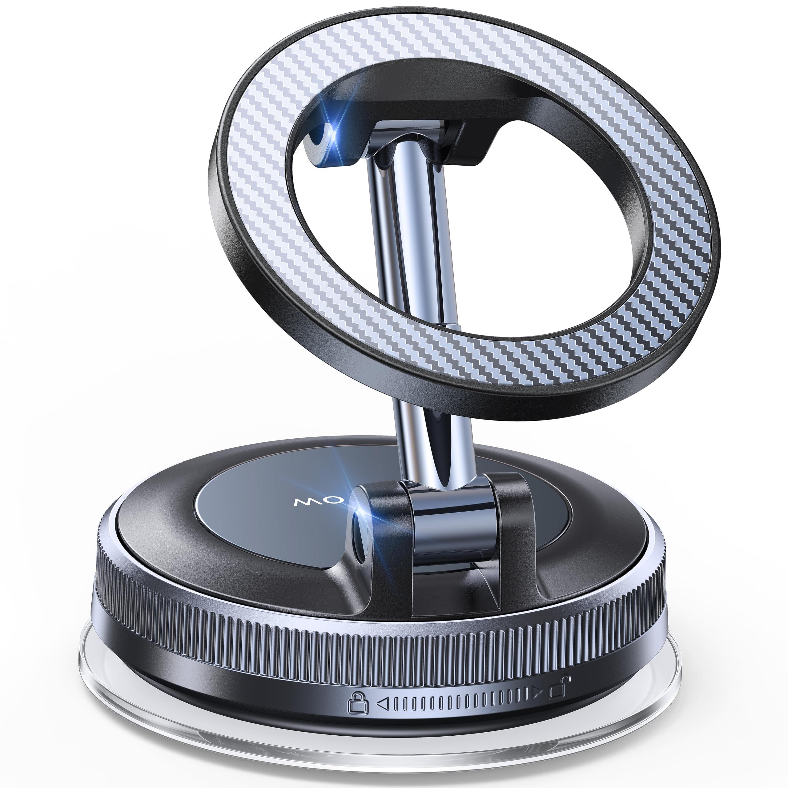 Coolpow Phone Holder for Cars,Vacuum Magnetic Car Phone Holder for Magsafe | [Strong Suction & Magnet] 360°Protable Mobile Phone Mount Car Accessories for Wo... — Coolpow