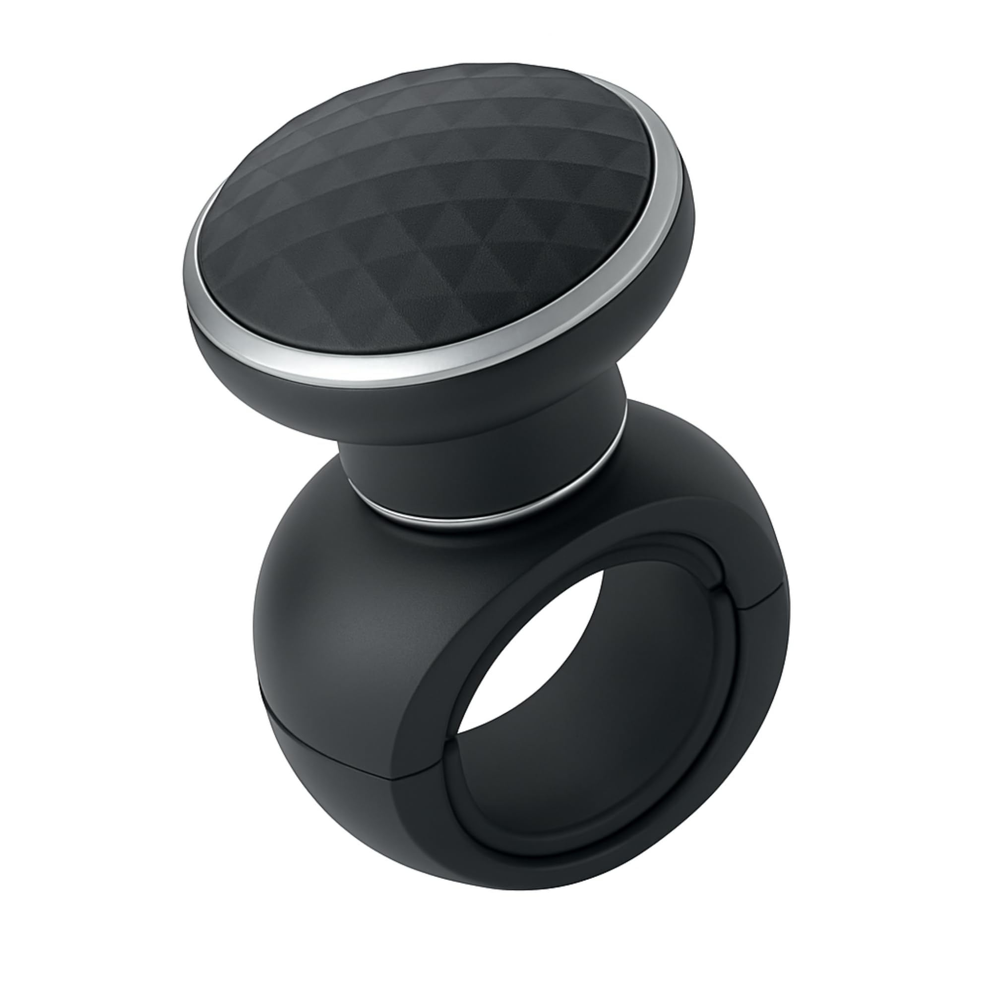 SARTE Universal Car Steering Wheel Power Knob 360 Degree Rotation Control Spinner Ball Handle with Diamond Texture Design Non Slip ABS Material for Cars Truc... — Sarte