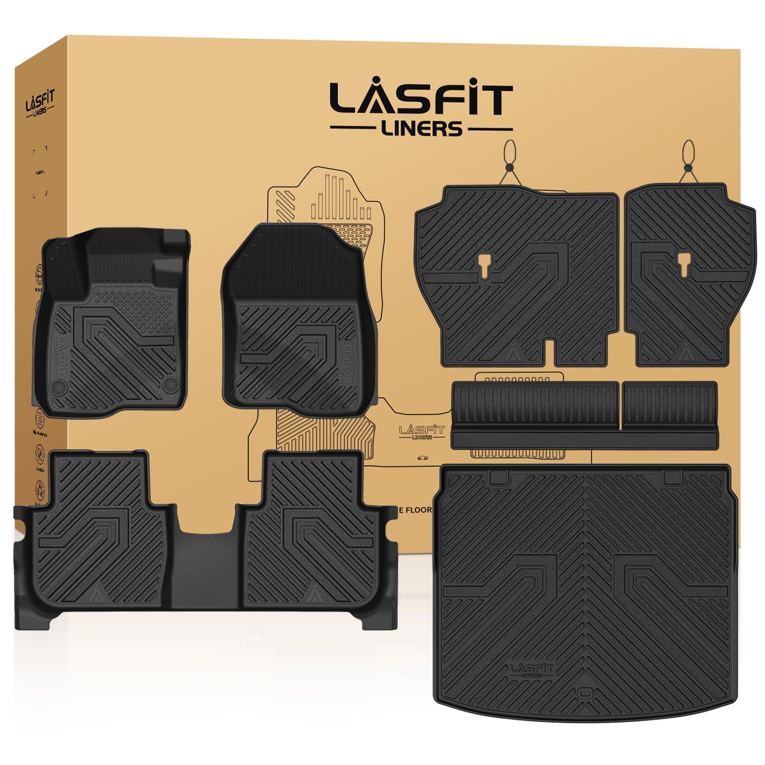 LASFIT Floor Mats for Honda CR-V 2023-2026【Gasoline & Hybrid & e:FCEV】 — Lasfit