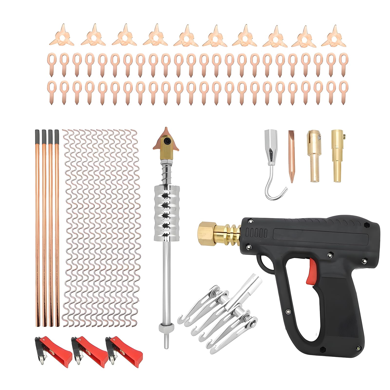 – 86 Pcs Welder Dent Puller Kit Heavy Duty Car Dent Repair Remover Tool Set with Stud Welder Slide Hammer Spot Welding Machine Accessories for Auto Body Pane... — Breezenest