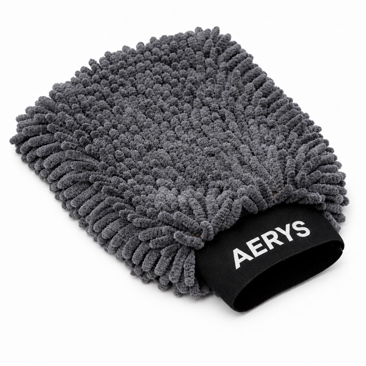 AERYS Chenille Microfiber Wash Mitt with 6 Month warrenty - Ultra Soft, Extra Plush, Dual Sided, Scratch Free and Super Absorbent Car Duster Gloves - Premium...
