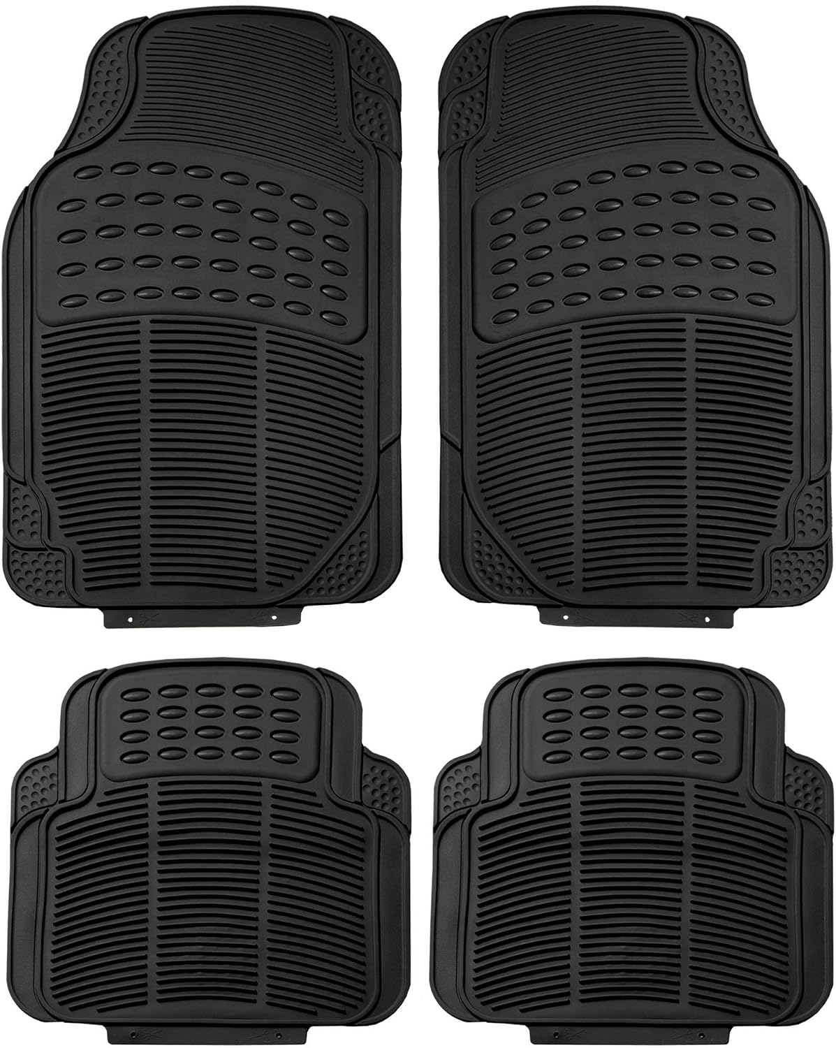 FH GROUP Universal Rubber Floor Mats — FH GROUP